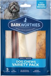 Barkworthies Small Breed Variety Pack Natural Dog Chews, 5 count