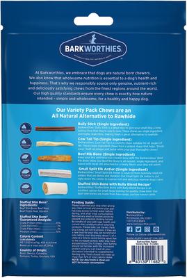 Show full view: Barkworthies Small Breed Variety Pack Natural Dog Chews, 5 count slide 3 of 10