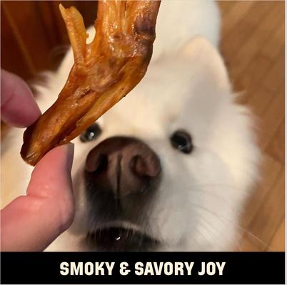 Show full view: Barkworthies Smoked Duck Feet Dog Chews, 10 count slide 8 of 10
