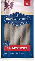 Barkworthies Snapsticks Grain-Free Dog Treats, 5 count