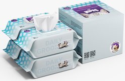 Barpor Multi-Purpose Plant-Based Formula Dog & Cat Grooming Wipes, 400 count
