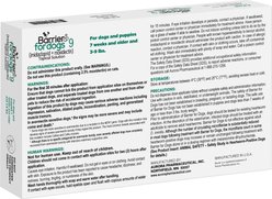Barrier Topical Solution for Dogs, 3-9 lbs, 6 Doses (6-mos. supply) slide 2 of 2