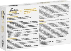 Barrier Topical Solution for Dogs, 88.1-110 lbs, 6 Doses (6-mos. supply) slide 2 of 2