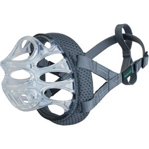 Baskerville INVISA Dog Basket Muzzle, Grey, Size 2