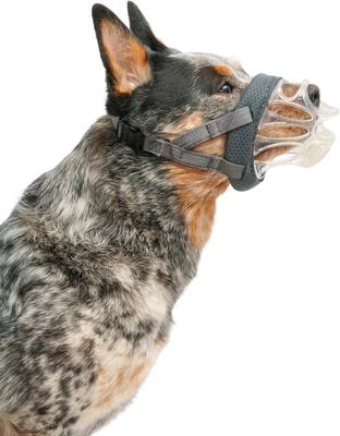 Show full view: Baskerville INVISA Dog Basket Muzzle, Grey, Size 3 slide 2 of 5