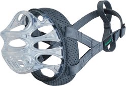 Baskerville INVISA Dog Basket Muzzle, Grey, Size 5