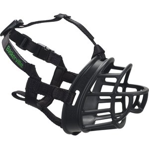 Baskerville INVISA Dog Basket Muzzle, Grey