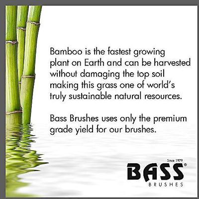 Show full view: Bass Brushes Shine & Condition Soft Bristle Pet Brush, Bamboo-Dark Finish, 2 count slide 5 of 9