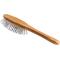 Show in main carousel: Bass Brushes Style & Detangle Dog & Cat Oval Brush, Bamboo-Dark Finish, Medium slide 4 of 5
