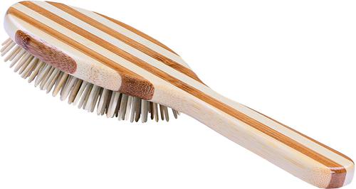 Show full view: Bass Brushes The Green Pet Oval Brush, Bamboo-Stiped Finish, Large slide 4 of 6