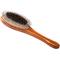 Show in main carousel: Bass Brushes The Hybrid Pet Groomer Oval Brush, Bamboo-Dark Finish, Large slide 1 of 6