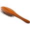 Show in main carousel: Bass Brushes The Hybrid Pet Groomer Oval Brush, Bamboo-Dark Finish, Large slide 4 of 6