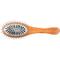Show in main carousel: Bass Brushes The Hybrid Pet Groomer Oval Brush, Bamboo-Dark Finish, Small slide 2 of 6