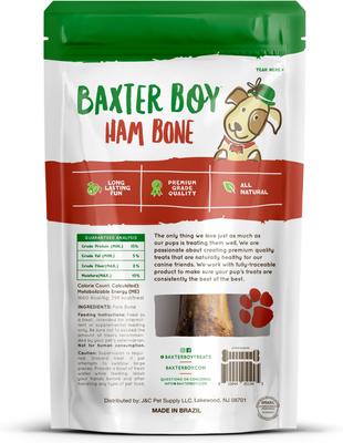 Show full view: Baxter Boy 8-in Pork Femur Ham Bone Dog Treat slide 3 of 3