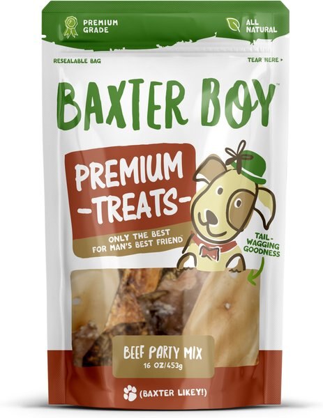 Baxter Boy Rawhide Chips Dog Treats, 1.5-lb bag