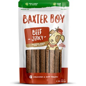 Baxter Boy Bully Grain-Free Jerky Dog Treats, 8-oz bag