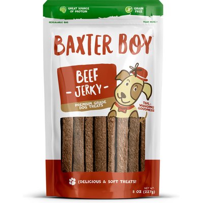 Baxter Boy Baxter Boy Bully Grain-Free Jerky Dog Treats, 8-oz bag
