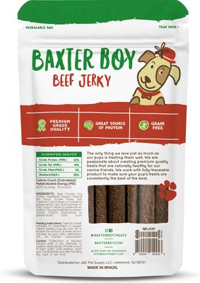 Show full view: Baxter Boy Bully Grain-Free Jerky Dog Treats, 8-oz bag slide 3 of 8