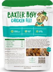 Baxter Boy Chicken Feet Natural Dog Chew Treats, 20 count slide 2 of 7