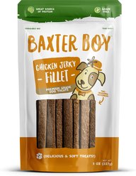 Baxter Boy Chicken Grain-Free Jerky Dog Treats, 8-oz bag slide 1 of 6