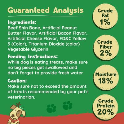 Show full view: Baxter Boy Chicken Grain-Free Jerky Dog Treats, 8-oz bag slide 6 of 7