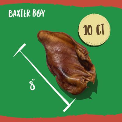 Show full view: Baxter Boy Half Pig Ear Natural Dog Chew Treat, 10 count slide 5 of 9