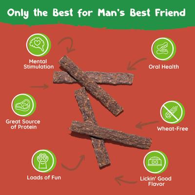 Show full view: Baxter Boy Pork Grain-Free Jerky Dog Treats, 8-oz bag slide 4 of 7