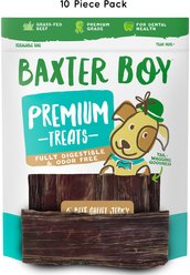 Baxter Boy Premium Beef Gullet Jerky 6" Dog Treats, 10 count