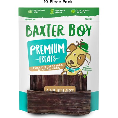 Baxter Boy Baxter Boy Premium Beef Gullet Jerky 6" Dog Treats, 10 count