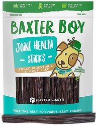 Baxter Boy Premium Beef Gullet Sticks 6" Dog Treats, 25 count