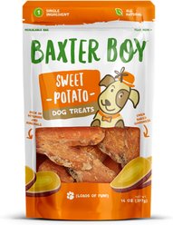 Baxter Boy Sweet Potato Grain-Free Natural Dog Chew Treats, 14-oz bag