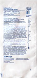 Baxter Solution Set with Duo Vent Spike (Y-Injection) 104-in, 10 Drops per mL