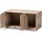 Show in main carousel: Baxton Studio Elie 2-Door Cat Litter Box Cover House, Oak slide 4 of 10