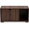 Show in main carousel: Baxton Studio Elie 2-Door Cat Litter Box Cover House, Walnut slide 5 of 10