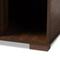 Show in main carousel: Baxton Studio Elie 2-Door Cat Litter Box Cover House, Walnut slide 8 of 10