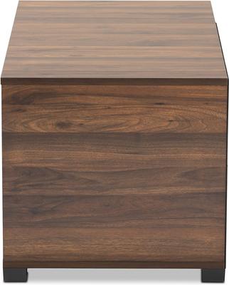 Show full view: Baxton Studio Vere 2-Door Cat Litter Box Cover House slide 6 of 9