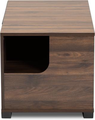 Show full view: Baxton Studio Vere 2-Door Cat Litter Box Cover House slide 7 of 9