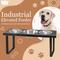 Show in main carousel: Bearwood Essentials Farmhouse 3-Bowl Elevated Dog Feeder, Ebony, Medium slide 2 of 10
