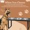 Show in main carousel: Bearwood Essentials Farmhouse 3-Bowl Elevated Dog Feeder, Grey, Medium slide 8 of 10