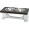 Show in main carousel: Bearwood Essentials Farmhouse Elevated Dog Feeder, Ebony/White, Small slide 1 of 10