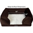Show in main carousel: Beautyrest Supreme Comfort Couch Dog & Cat Bed, Brown, Medium slide 3 of 5