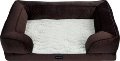 Beautyrest Supreme Comfort Couch Dog & Cat Bed, Brown, X-Large