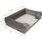 Show in main carousel: Beautyrest Supreme Comfort Couch Dog & Cat Bed, Brown, X-Large slide 3 of 6