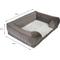 Show in main carousel: Beautyrest Supreme Comfort Couch Dog & Cat Bed, Gray, Large slide 5 of 8