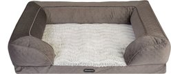 Beautyrest Supreme Comfort Couch Dog & Cat Bed, Gray, X-Large