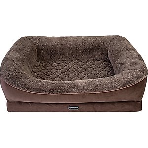 Beautyrest Ultra Plush Cuddler Dog & Cat Bed, Brown, Large
