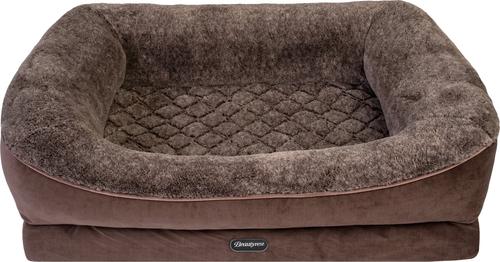 Show full view: Beautyrest Ultra Plush Cuddler Dog & Cat Bed, Brown, Large slide 2 of 7