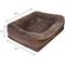 Show in main carousel: Beautyrest Ultra Plush Cuddler Dog & Cat Bed, Brown, Large slide 4 of 7