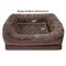Show in main carousel: Beautyrest Ultra Plush Cuddler Dog & Cat Bed, Gray, Medium slide 3 of 4