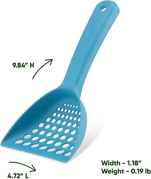 Show full view: Beco Pets Cat Litter Scoop, Blue slide 3 of 7